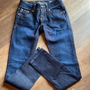 Miss Me  rhinestone flaps skinny jeans